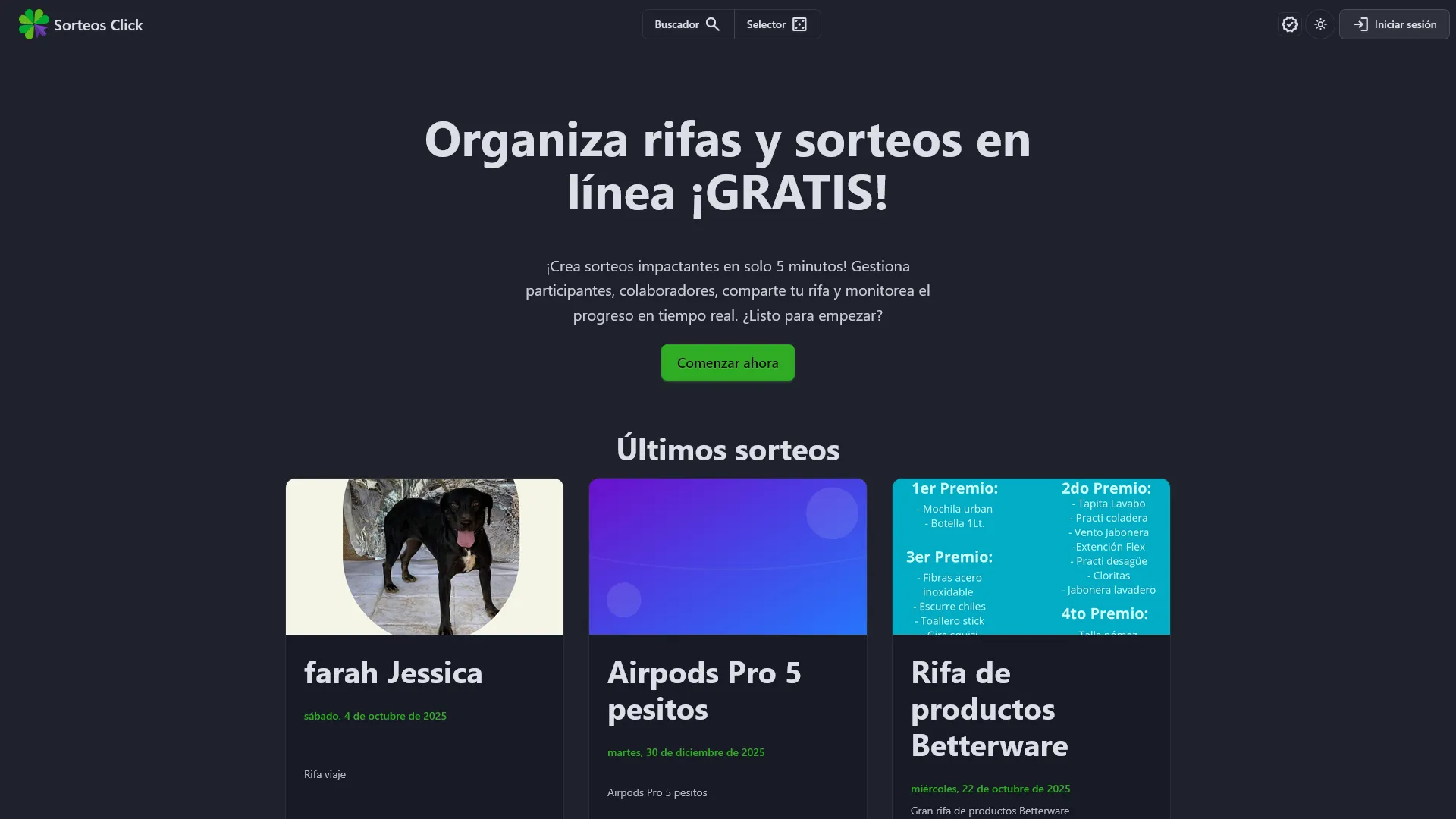 Sorteos Click