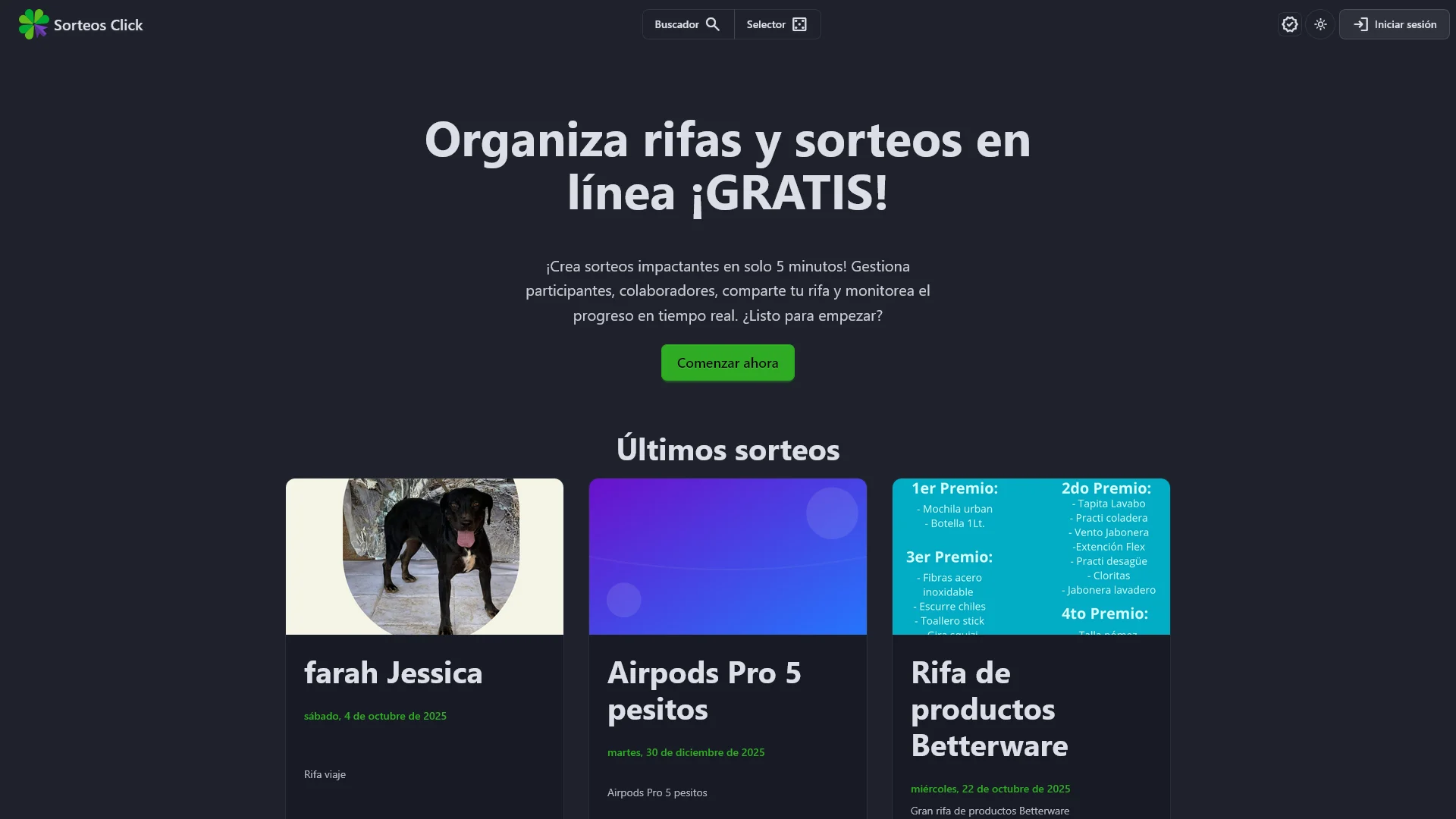 Sorteos Click
